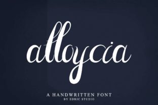 Alloycia: The Handwritten Font That Feels Like a Warm Conversation