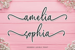 Amelia Sophia: A Soft Hand-Lettered Script Font with Authentic Charm