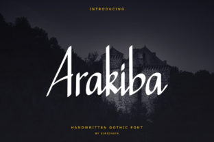Arakiba: Where Playful Modernity Meets Calligraphic Grace
