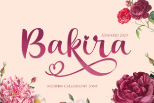 Bakira: A Playful Script Font with PUA-Encoded Flourishes