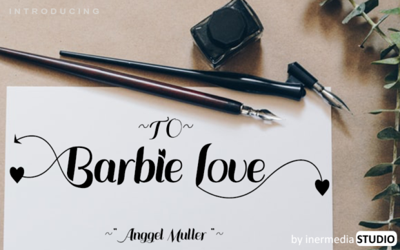 Barbie Love: The Art of Elegant Script Typography in Modern Design