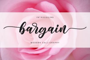 Bargain: A Calligraphy Script with Effortless Charm