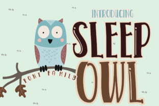 Discover the Charm of Sleep Owl: A Whimsical Modern Script