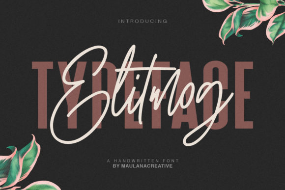 Elitmog: A Playful Font Duo for Authentic Design