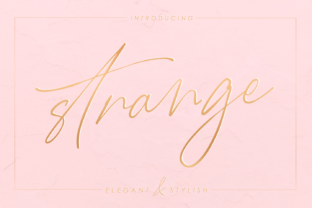 Evaluating the Strange Script Font for Design Projects