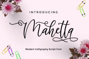 Fall in Love with Mahetta: The Playful Modern Script Font