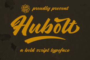 Hubolt: A Beautiful Brush Pen Script for Creative Projects