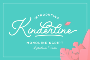 Kinderline Font: Classic Script with Modern Flair