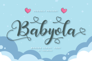Meet Babyola: A Casual Script Font Full of Playful Charm