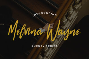 Melvina Wayne: A Brush Pen Script Font That Transforms Creative Ideas into Art