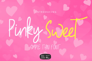 Pinky Sweet – A Playfully Handdrawn Script With Charm