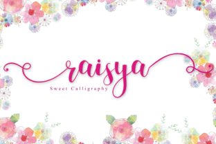 Raisya: A Quirky and Whimsical Love Letter to Classic Calligraphy