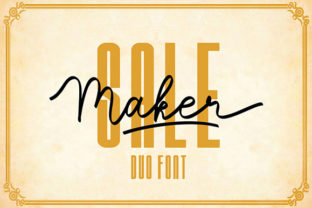 Sale Maker: A Magical Duo Script Font with Elegance