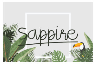 Sappire Font: The Sweet Hand-Lettered Script That Transforms Ordinary Designs Into Works of Art