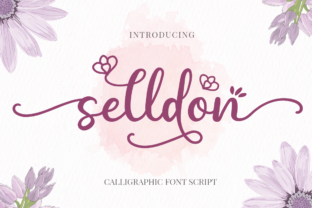 Selldon: A Sweet Handwritten Font With Swashes and Ligatures