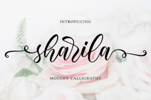 Sharila: A Modern Calligraphy Font Full of Romance