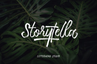 Storytella: A Brush Script That Communicates More Than Just Words