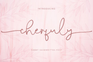 The Graceful Touch of Cherfuly: Handwritten Script That Elevates Visual Storytelling