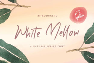 White Mellow: Where Playful Handwriting Meets Modern Design