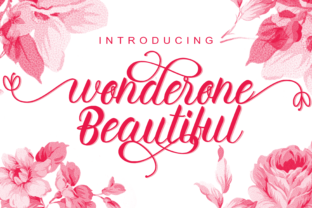 Wonderone Beautiful – A Soft, Sweet Script That Adds Genuine Warmth to Your Designs